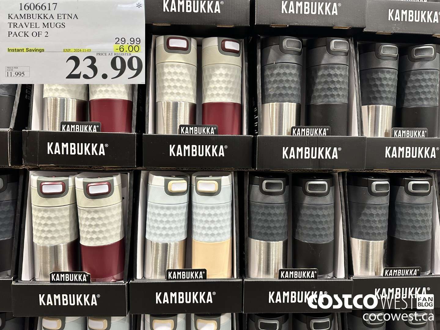 1606617 KAMBUKKA ETNA TRAVEL MUGS PACK OF 2 ($6.00 INSTANT SAVINGS EXPIRES ON 2024-11-03) $23.99