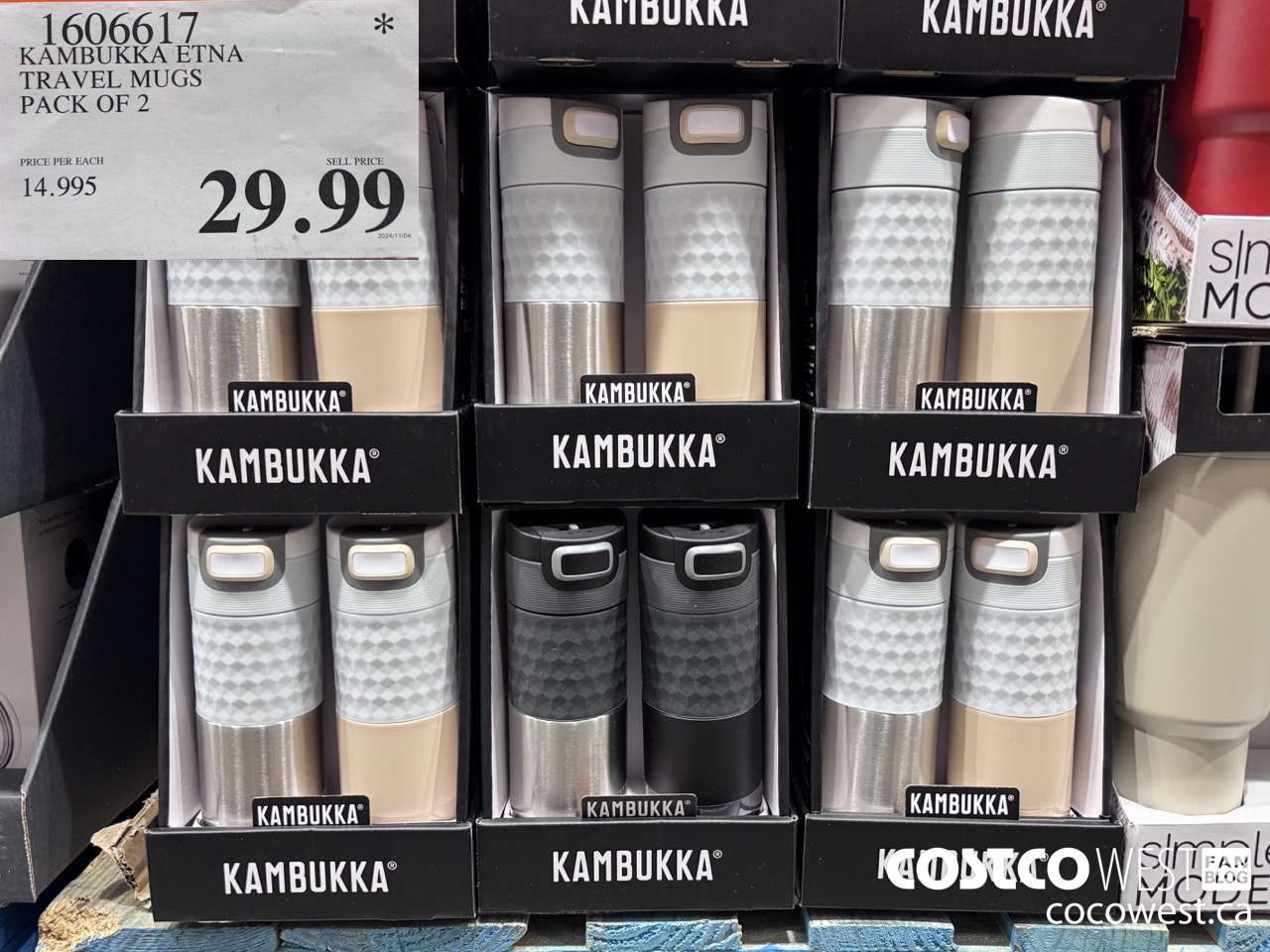 1606617 KAMBUKKA ETNA TRAVEL MUGS PACK OF 2 $29.99