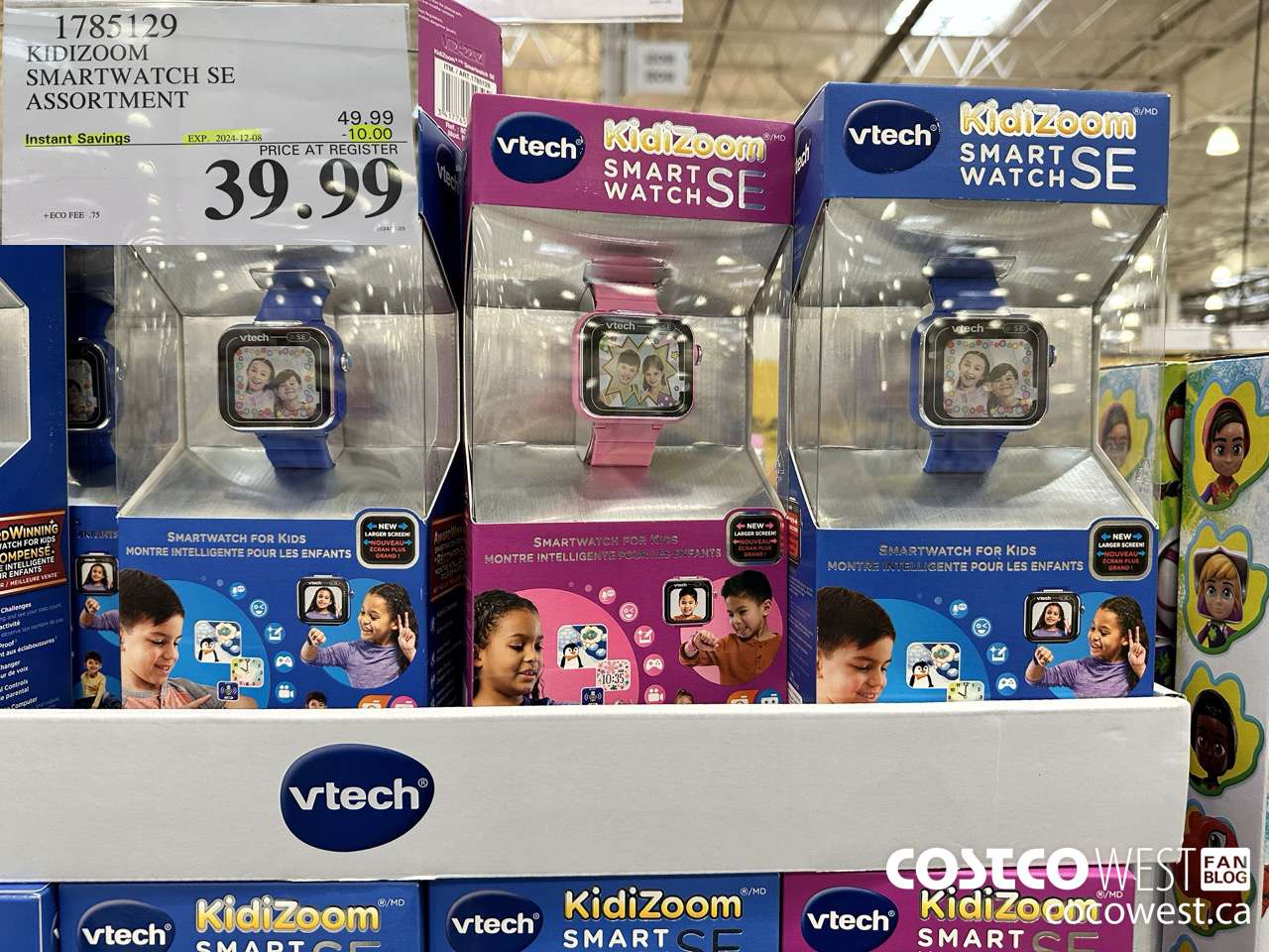 1785129 KIDIZOOM SMARTWATCH SE ASSORTMENT ($10.00 INSTANT SAVINGS EXPIRES ON 2024-12-08) $39.99