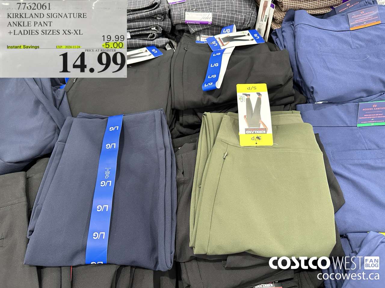 7762061 KIRKLAND SIGNATURE ANKLOE PANT LADIES SIZES XS-XL ($5.00 INSTANT SAVINGS EXPIRES ON 2024-11-24) $14.99