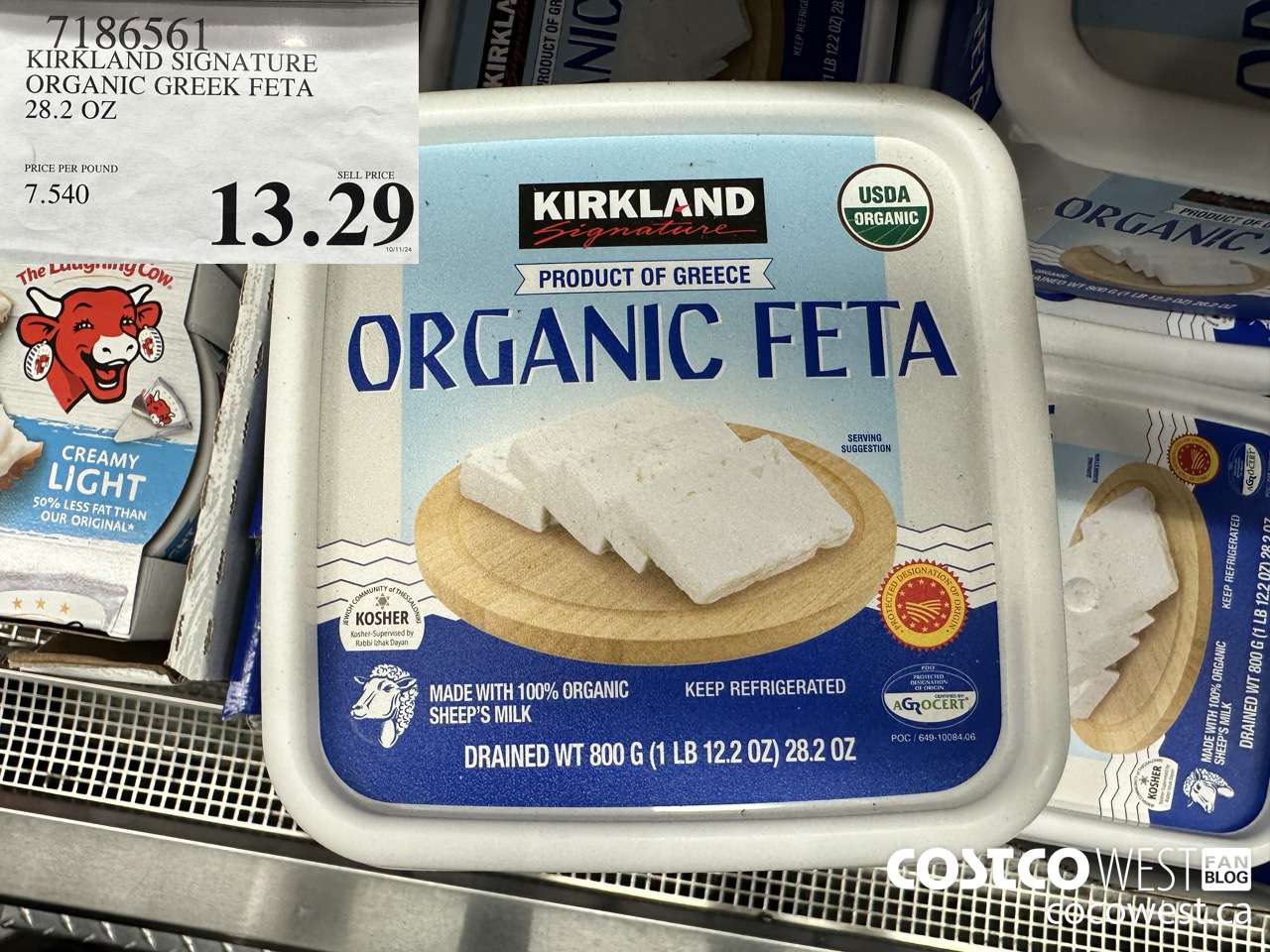 7186561 KIRKLAND SIGNATURE ORGANIC GREEK FETA 28.2 OZ $13.29