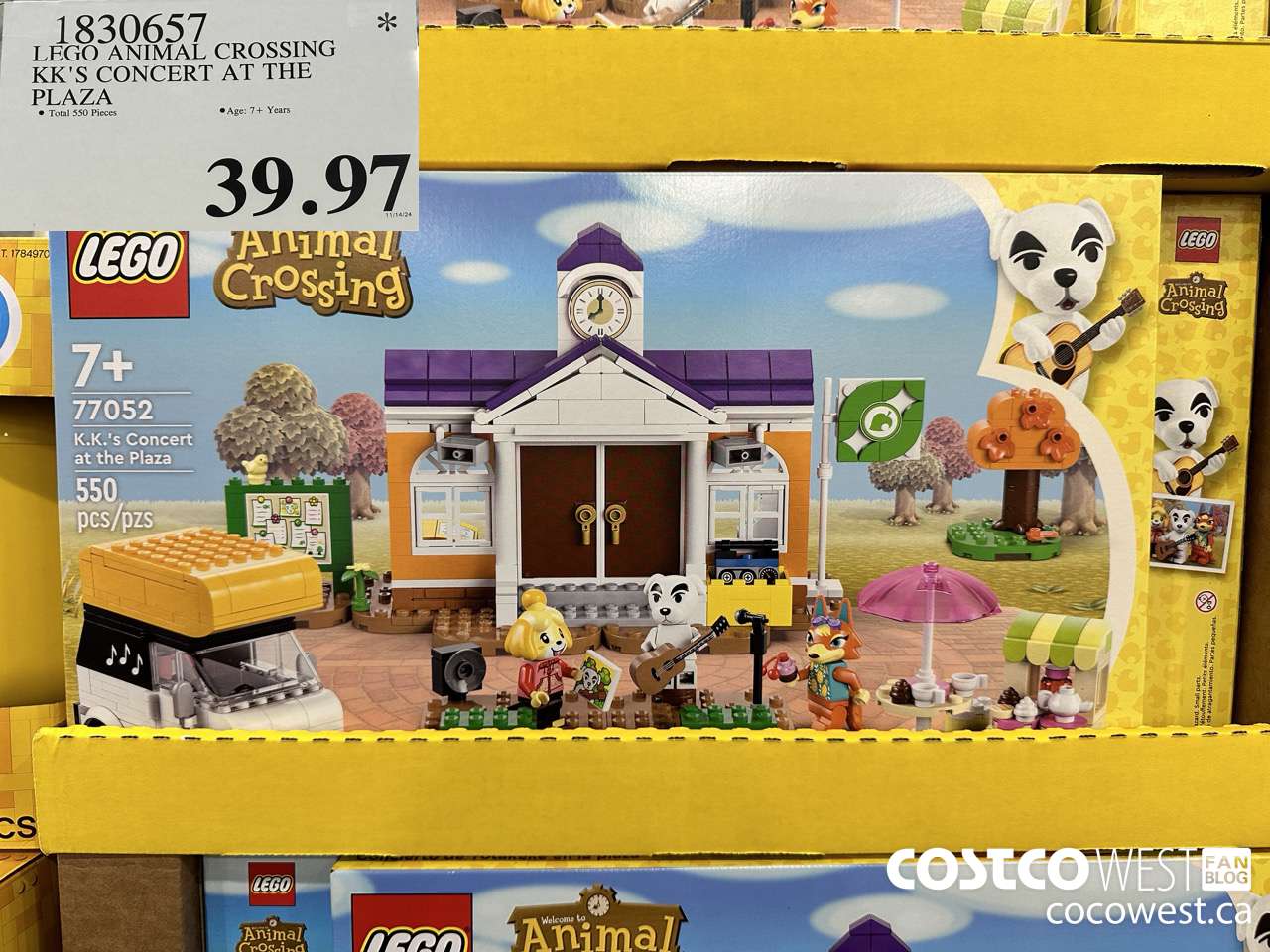 1830657 LEGO ANIMAL CROSSING KK'S CONCERT AT THE PLAZA $39.97