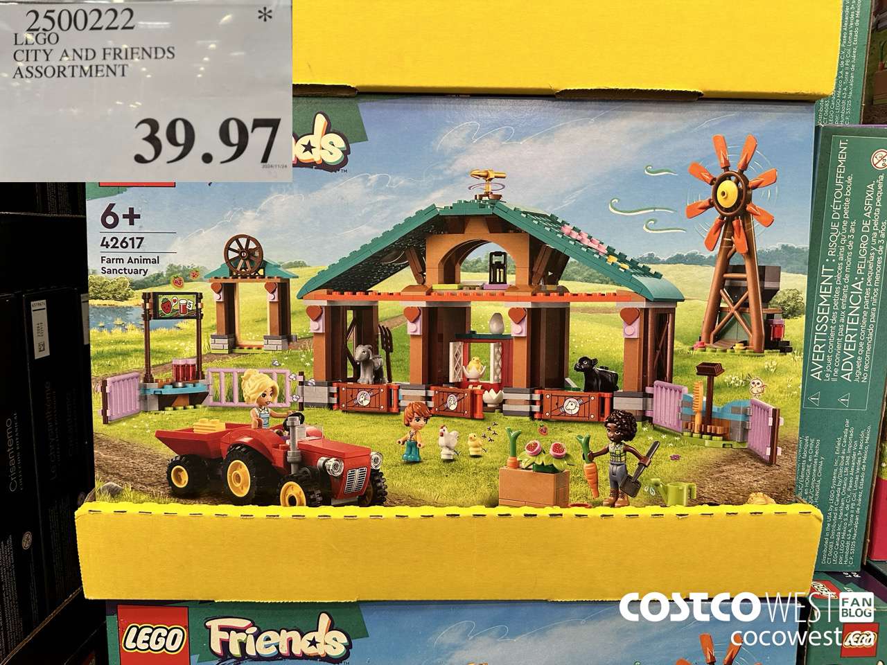 2500222 LEGO CITY AND FRIENDS ASSORTMENT $39.97