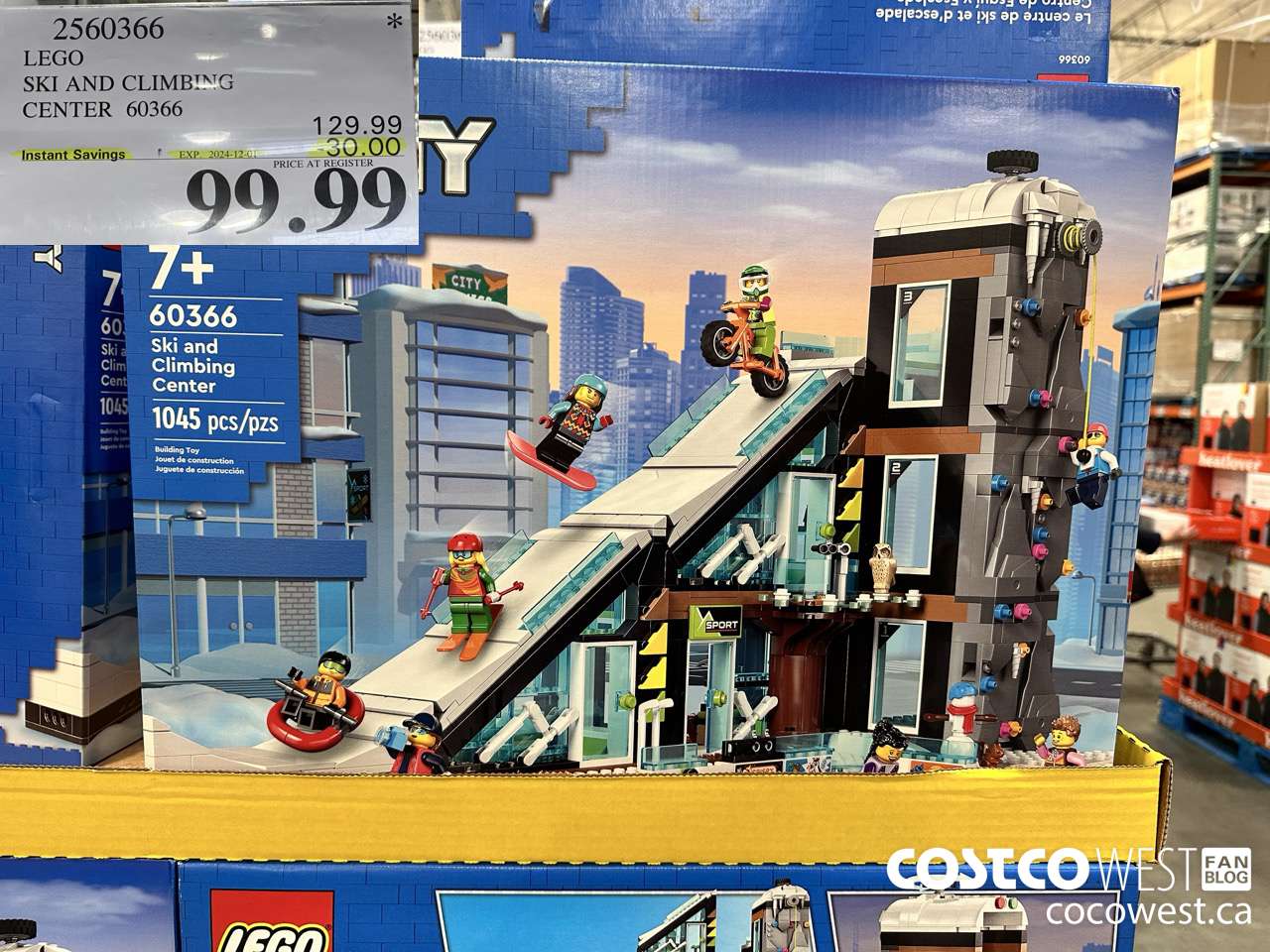 2560366 LEGO CITY SKI AND CLIMBING CENTER 60366  ($30.00 INSTANT SAVINGS EXPIRES ON 2024-12-01) $99.99