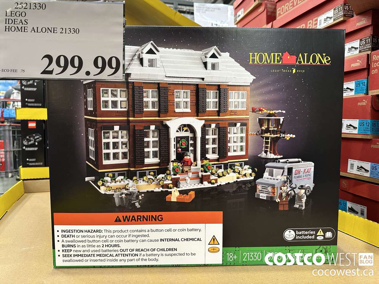 2521330 LEGO IDEAS HOME ALONE 21330 $299.99