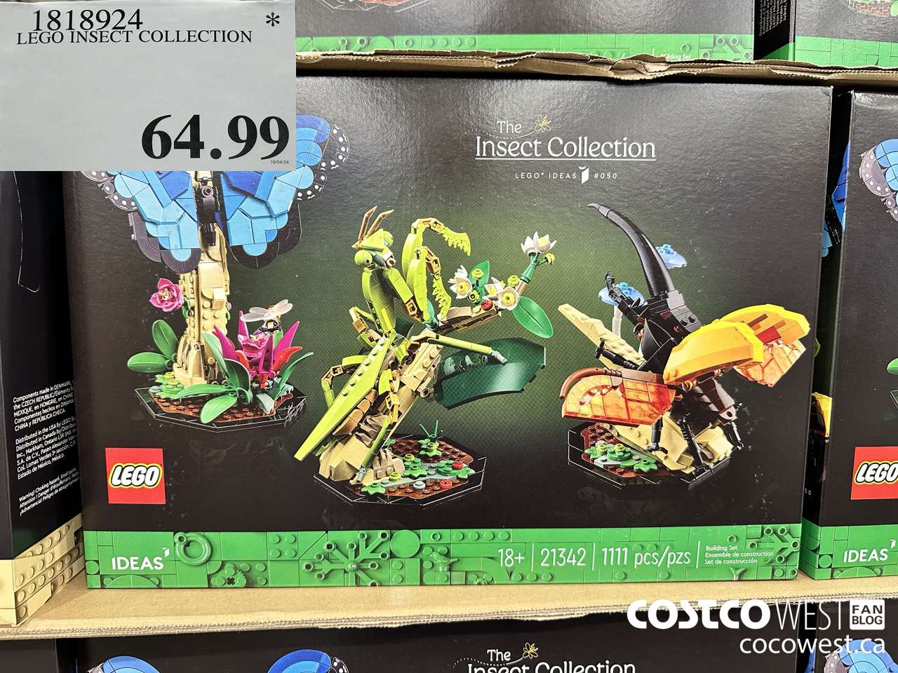 1818924 LEGO INSECT COLLECTION $64.99