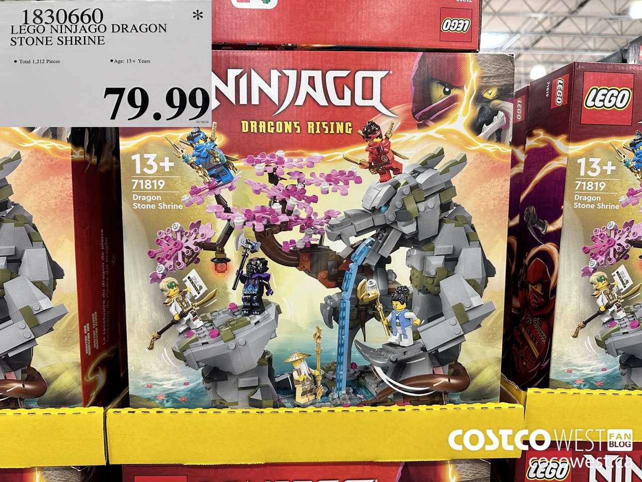 1830660 LEGO NINJAGO DRAGON STONE SHRINE $79.99