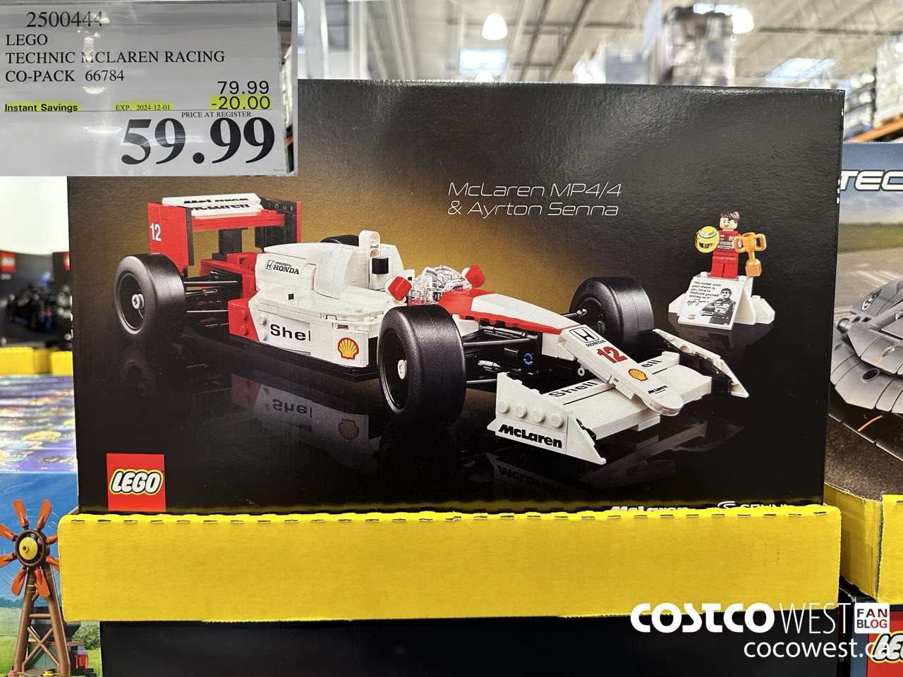 2500444 LEGO TECHNIC MCLAREN RACING CO-PACK 66784 ($20.00 INSTANT SAVINGS EXPIRES ON 2024-12-01) $59.99