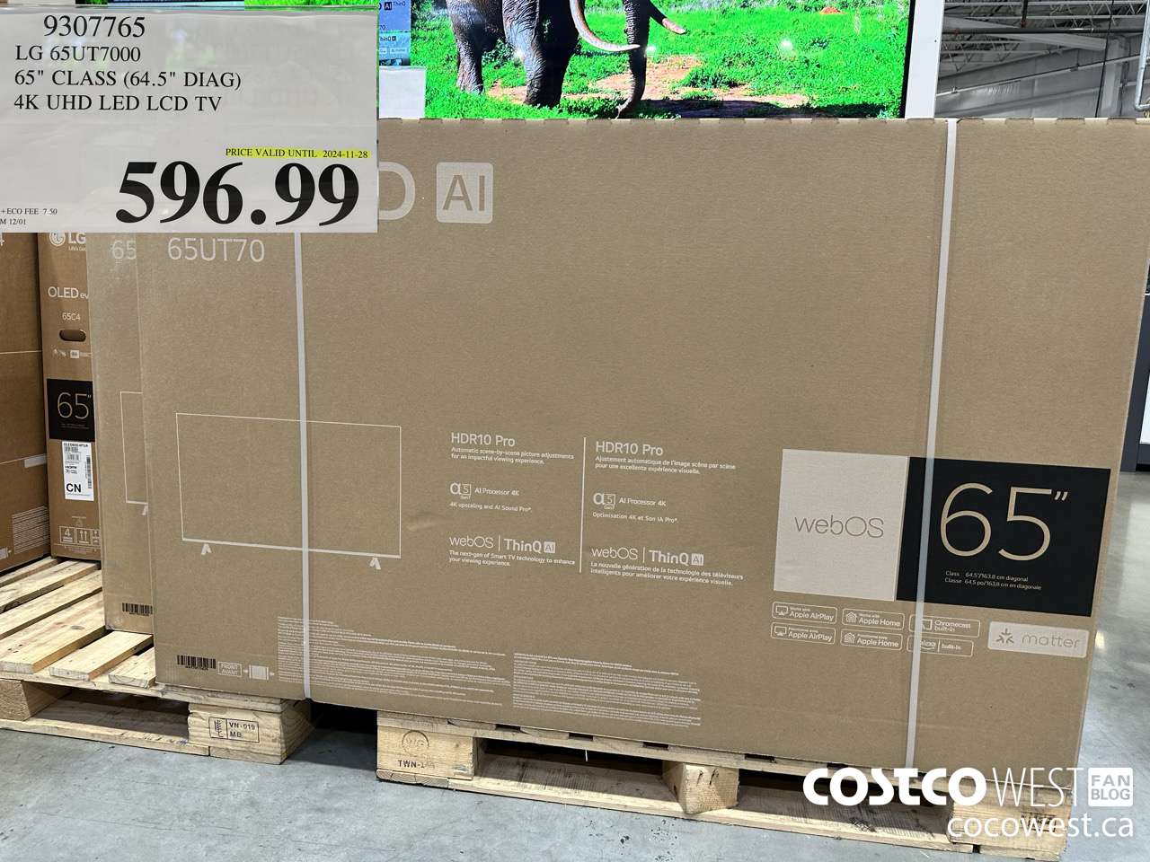 9307765 LG 65UT7000 65