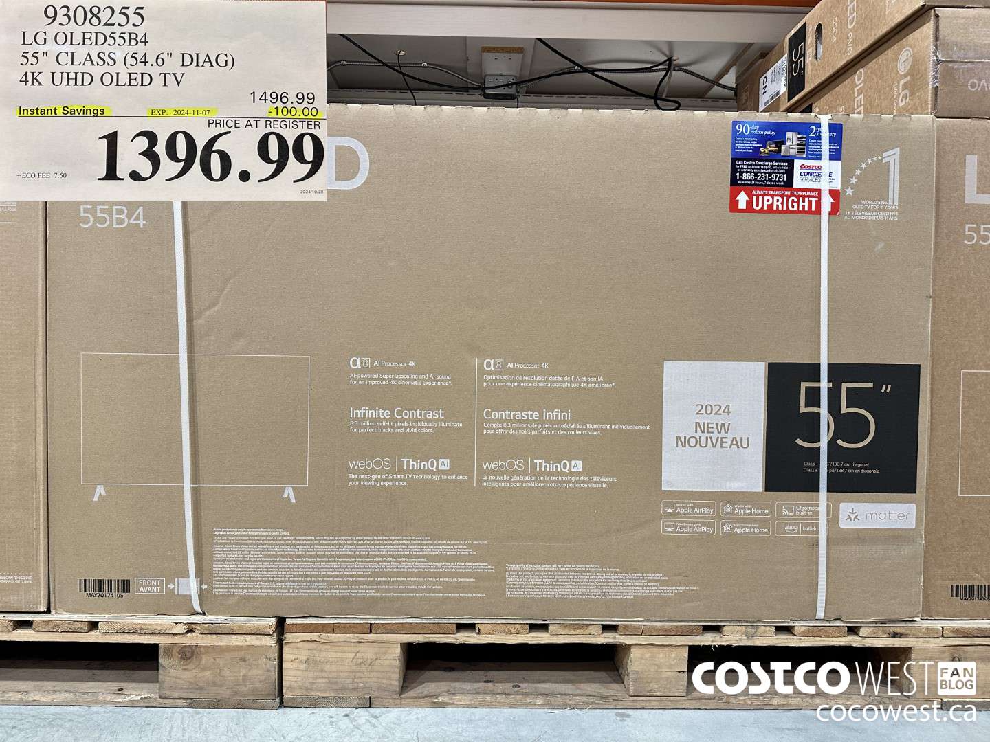 9308255 LG OLED55B4 55