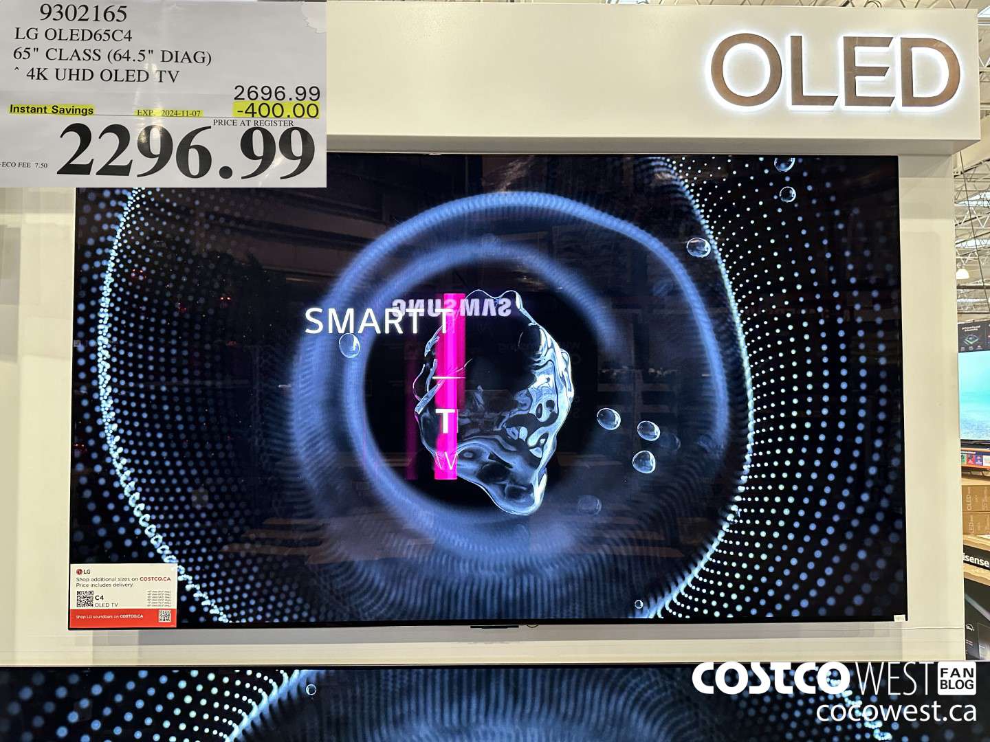 9302165 LG OLED65C4 65