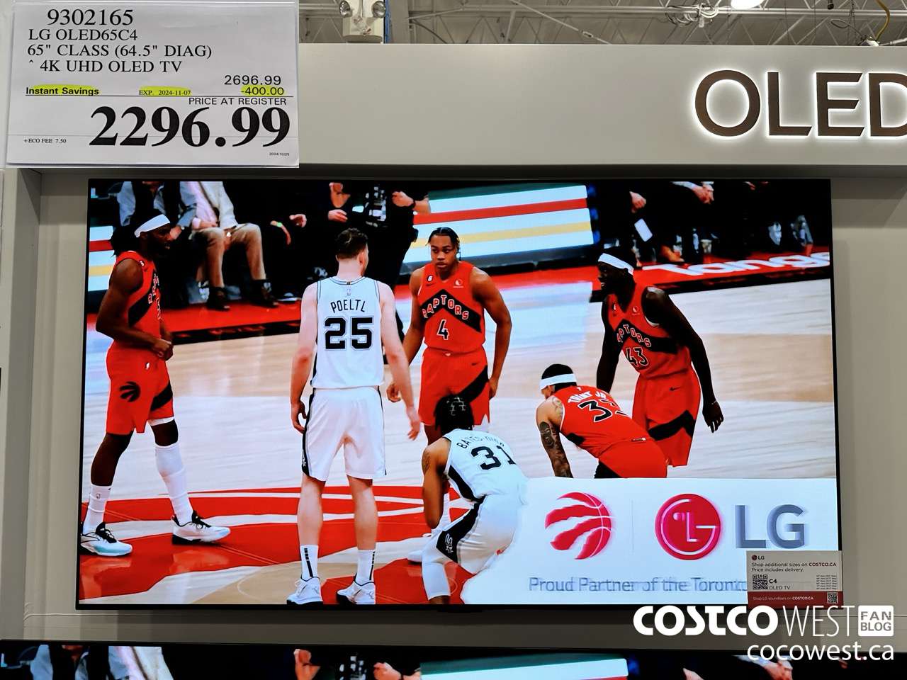 9302165 LG OLED65C4 65