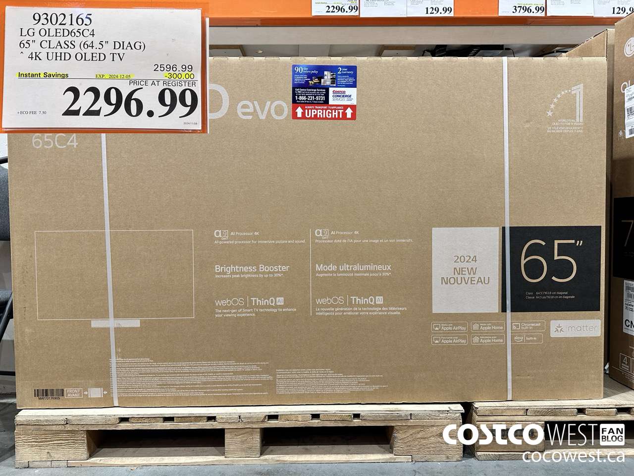 9302165 LG OLED65C4 65