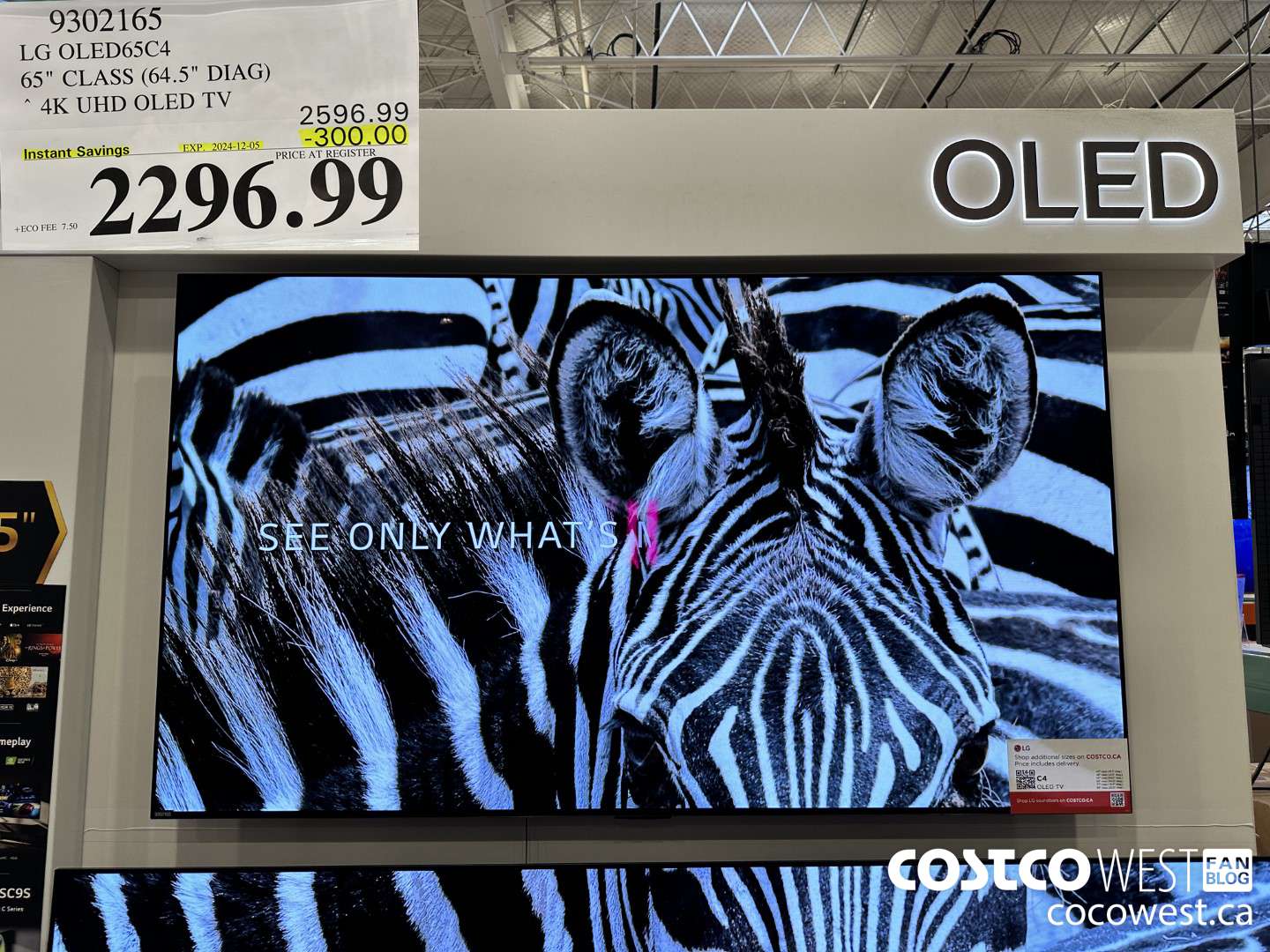 9302165 LG OLED65C4 65