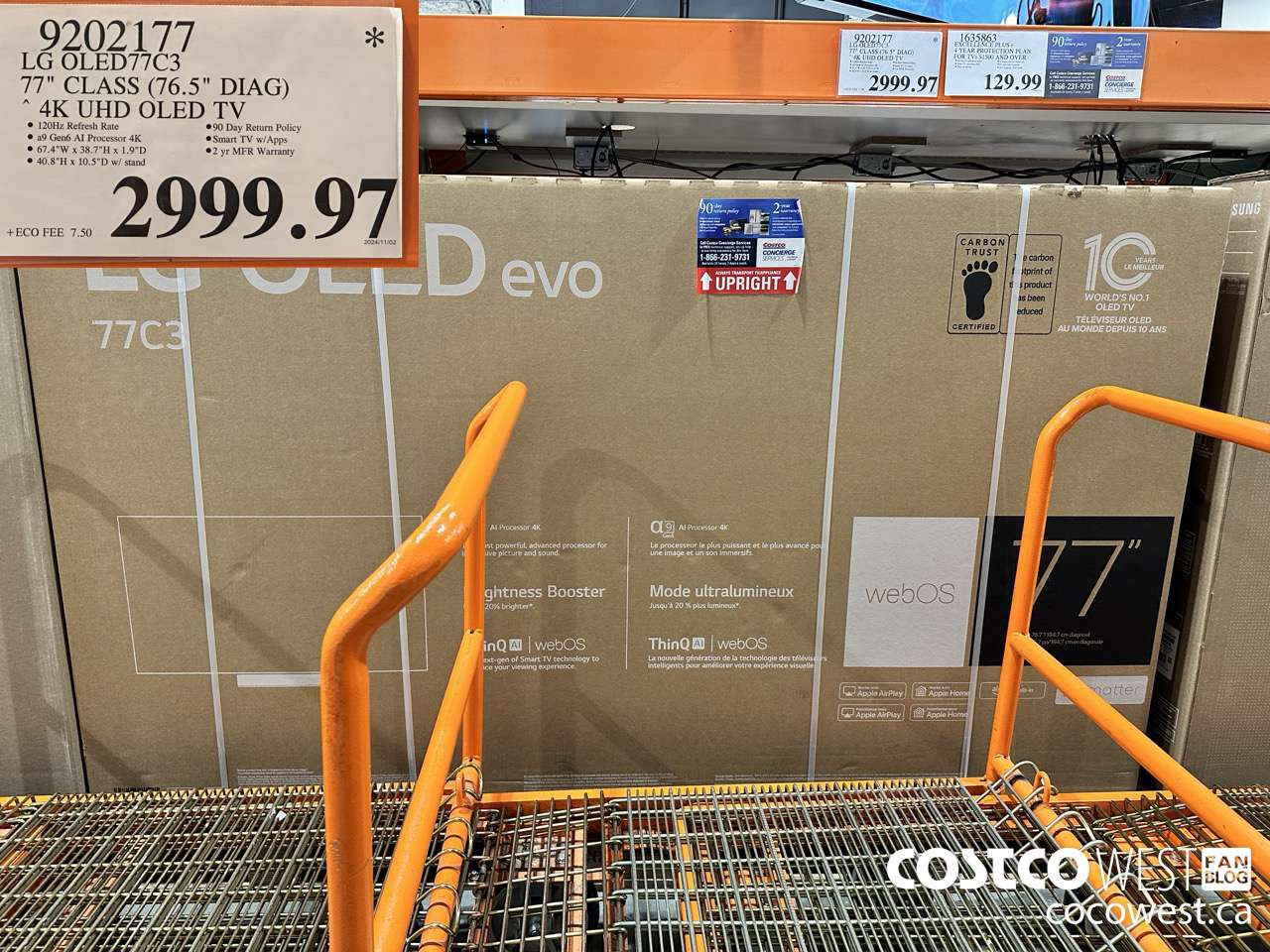 9202177 LG OLED77C3 77