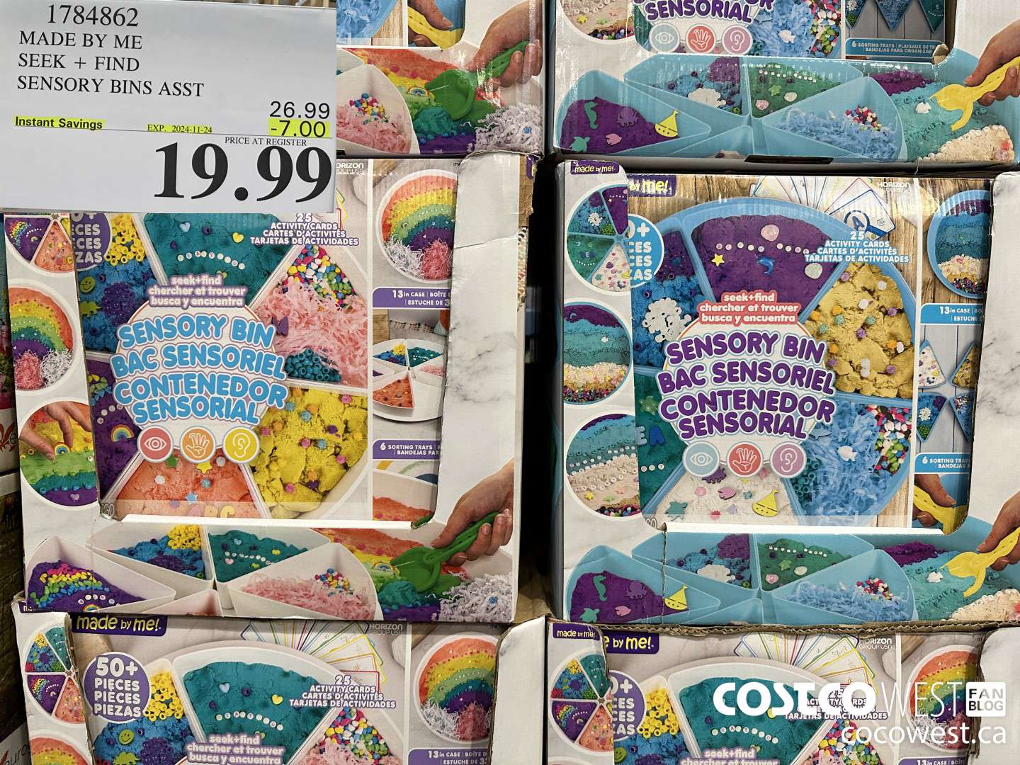 1784862 MADE BY ME SEEK + FIND SENSORY BINS ASST ($7.00 INSTANT SAVINGS EXPIRES ON 2024-11-24) $19.99