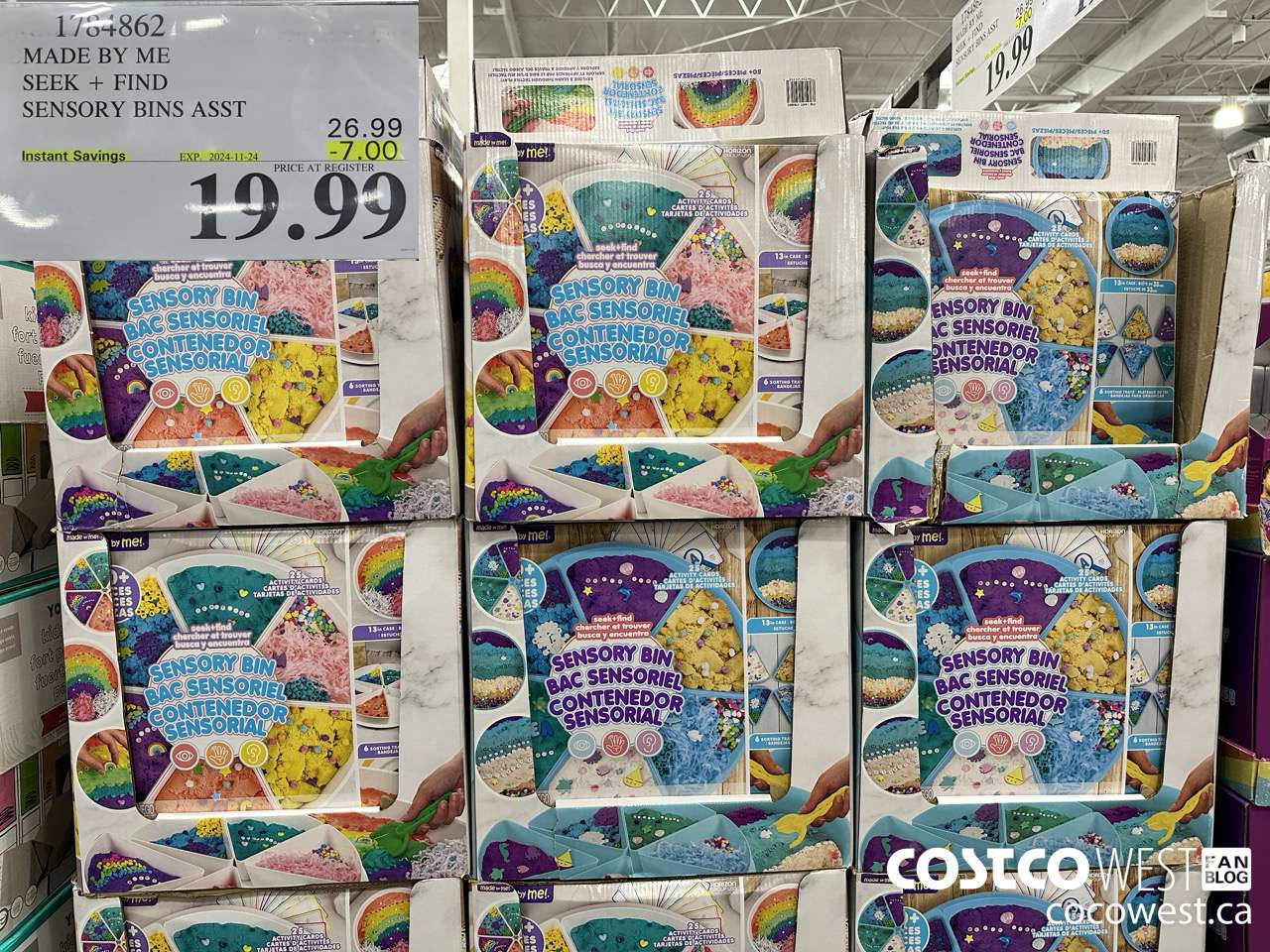 1784862 MADE BY ME SEEK + FIND SENSORY BINS ASST ($7.00 INSTANT SAVINGS EXPIRES ON 2024-11-24) $19.99