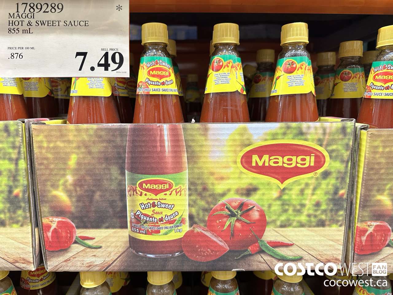 1789289 MAGGI HOT & SWEET SAUCE 855ML $7.49