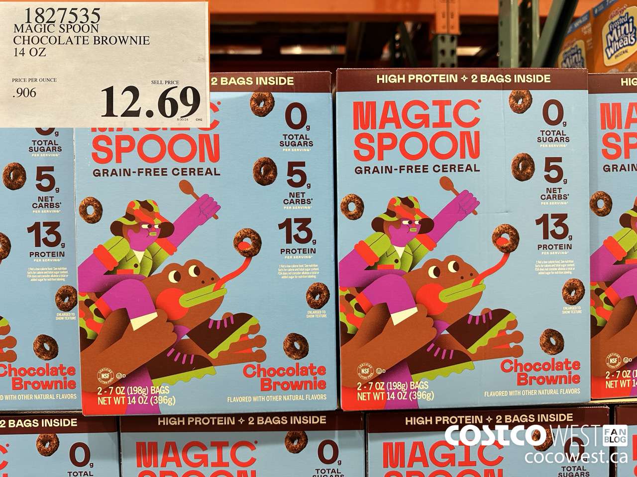 1827535 MAGIC SPOON CHOCOLATE BROWNIE 14 OZ $12.69