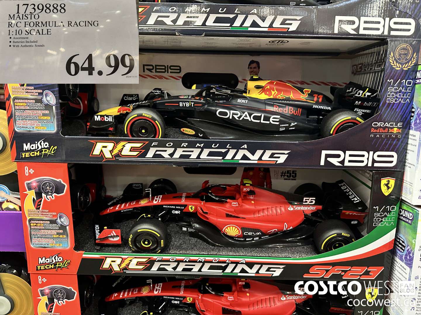 1739888 MAISTO R/C FORMULA RACING 1:10 SCALE $64.99