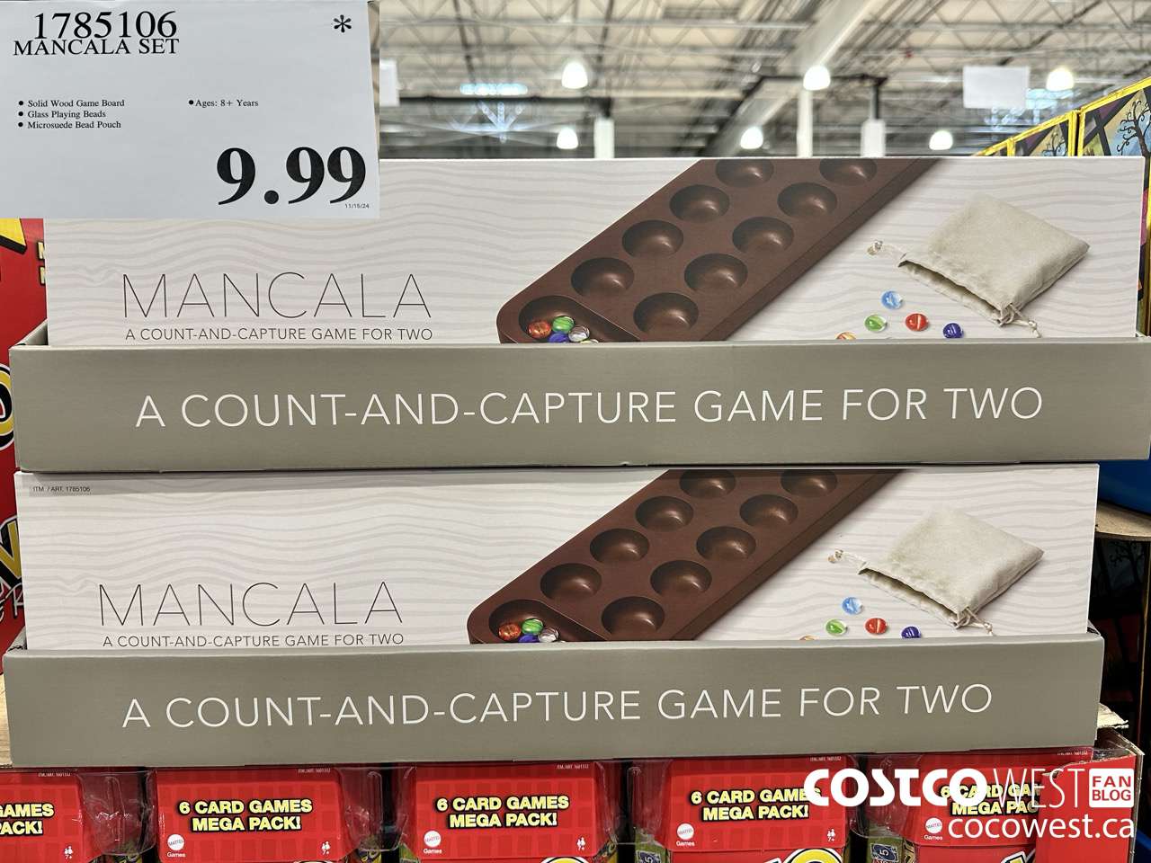 1785106 MANCALA SET $9.99