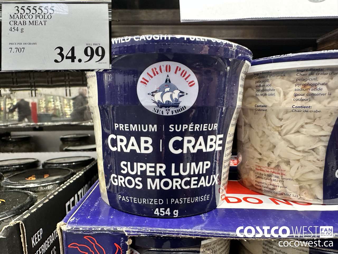 3555555 MARCO POLO CRAB MEAT 454G $34.99