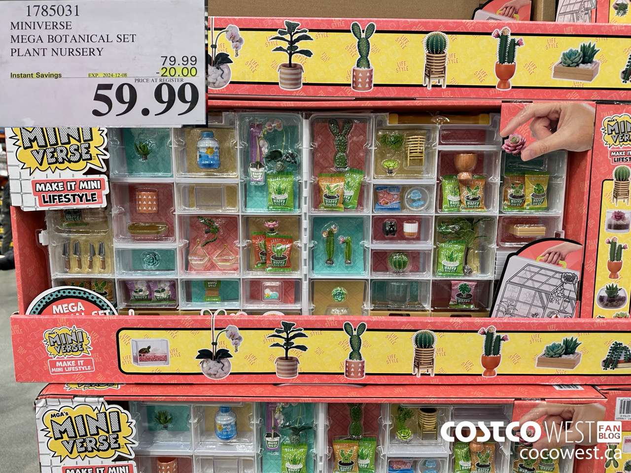 1785031 MINIVERSE MEGA BOTANICAL SET PLANT NURSERY ($20.00 INSTANT SAVINGS EXPIRES ON 2024-12-08) $59.99