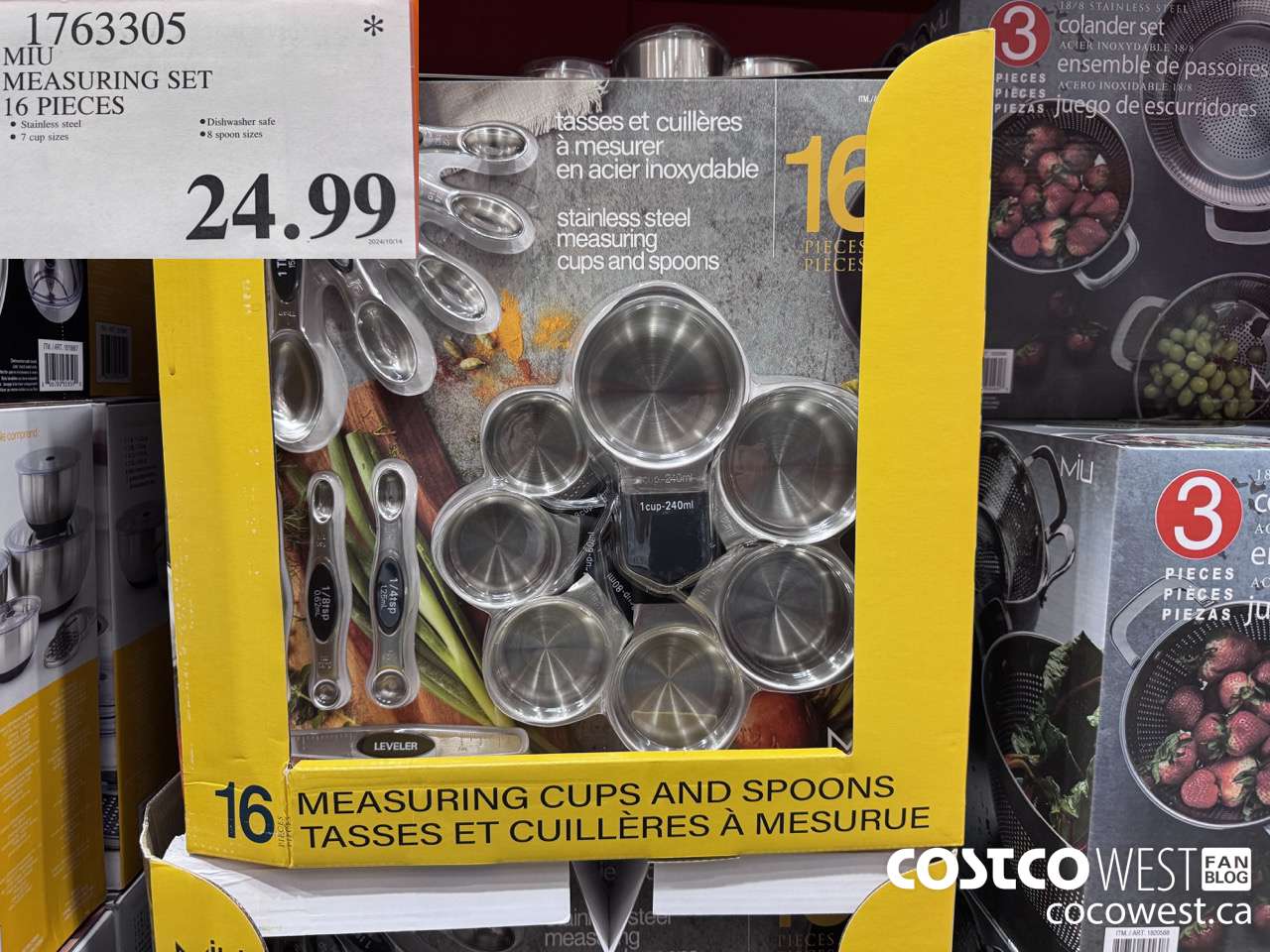 1763305 MIU MEASURING SET 16 PIECES $24.99