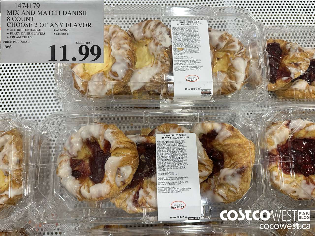 1474179 MIX AND MATCH DANISH 8 COUNT CHOOSE 2 OF ANY FLAVOR $11.99