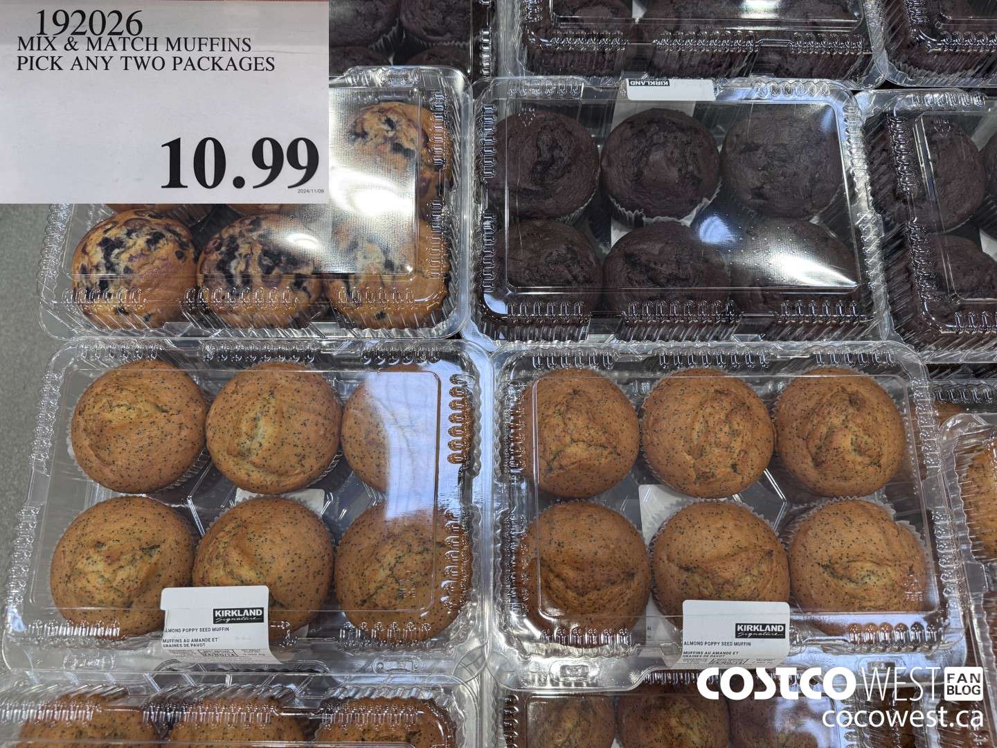 192026 MIX & MATCH MUFFINS PICK ANY TWO PACKAGES $10.99