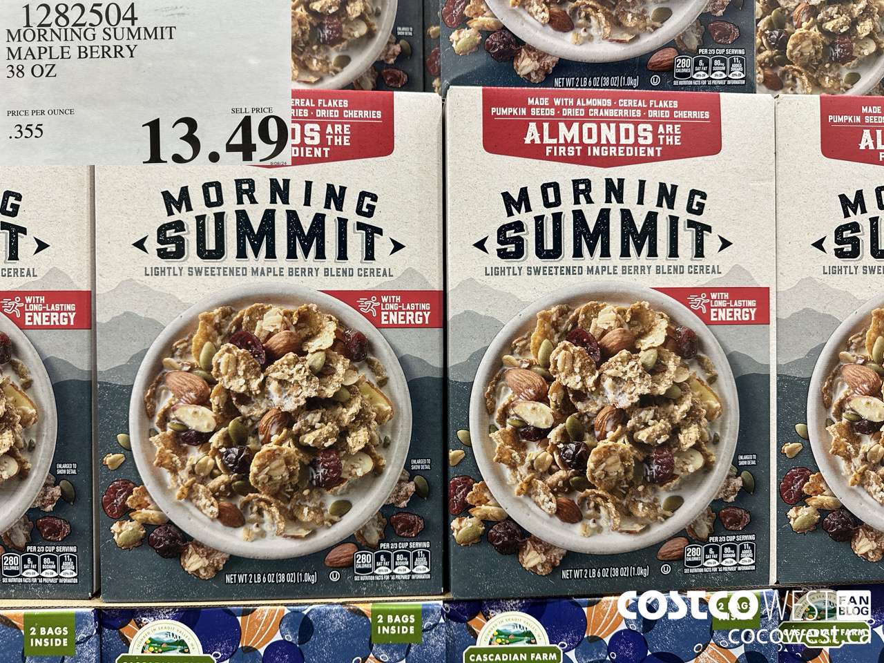 1282504 MORNING SUMMIT MAPLE BERRY 38 OZ $13.49