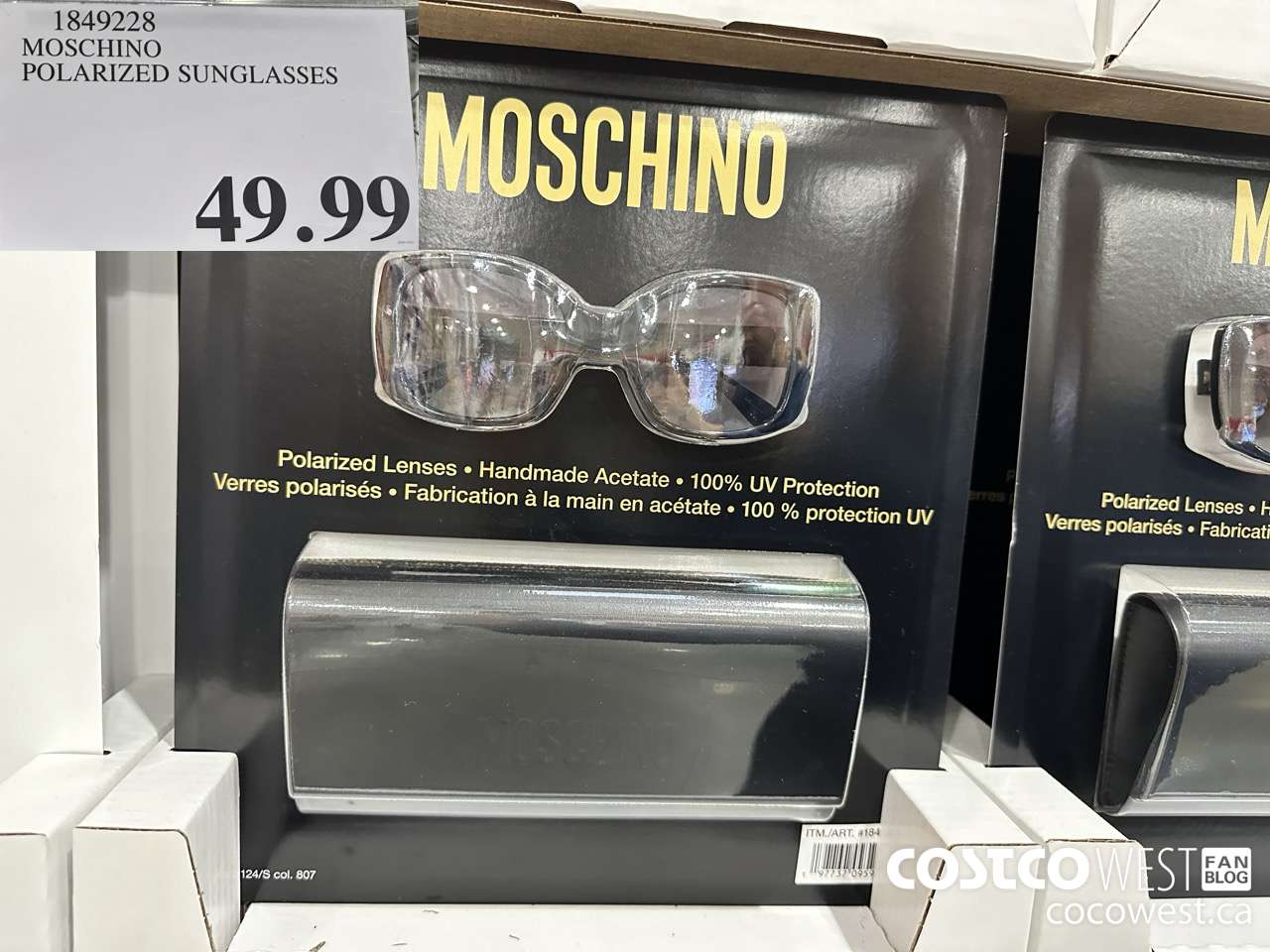 1849228 MOSCHINO POLARIZED SUNGLASSES  $49.99