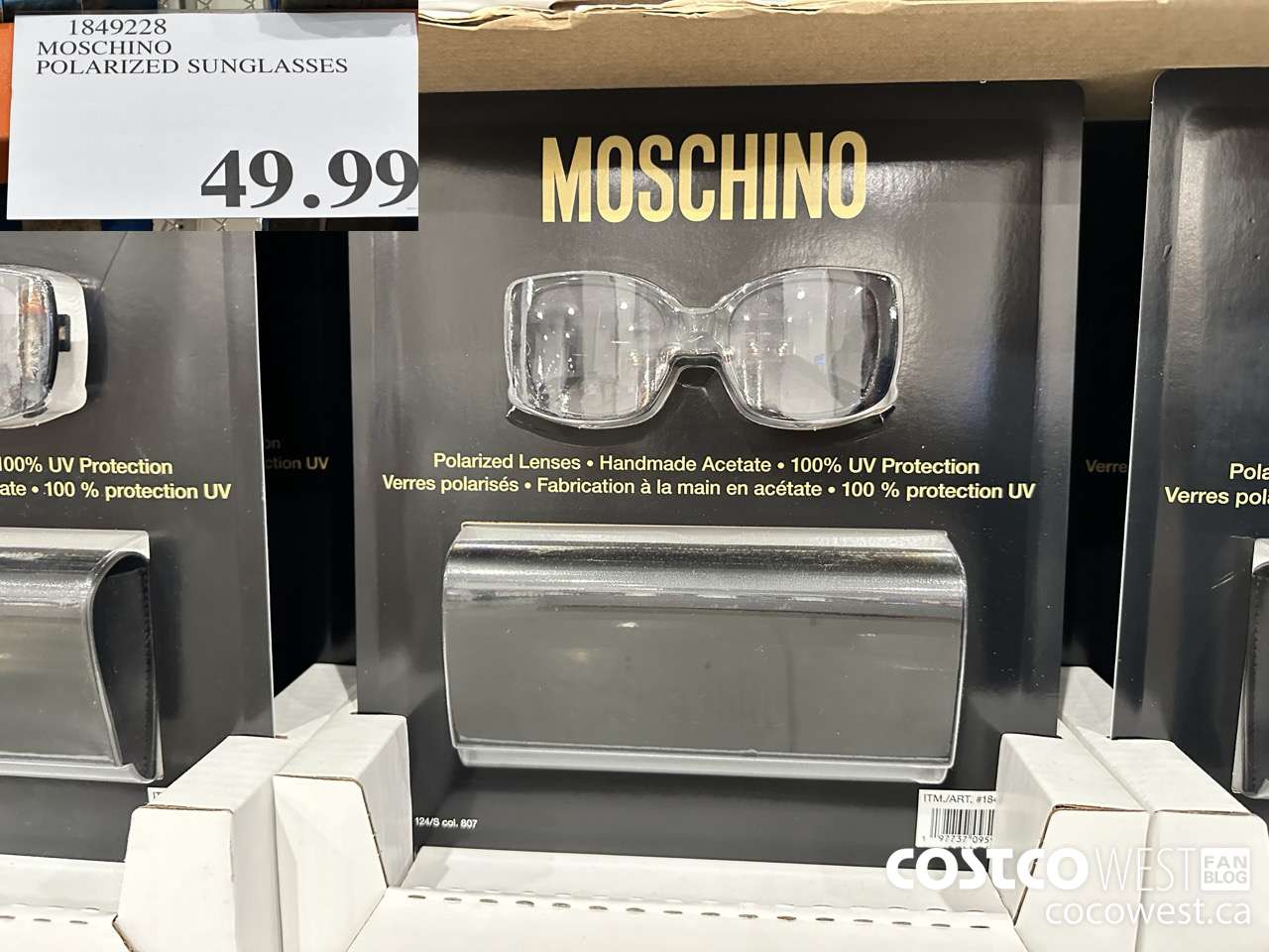 1849228 MOSCHINO POLARIZED SUNGLASSES  $49.99