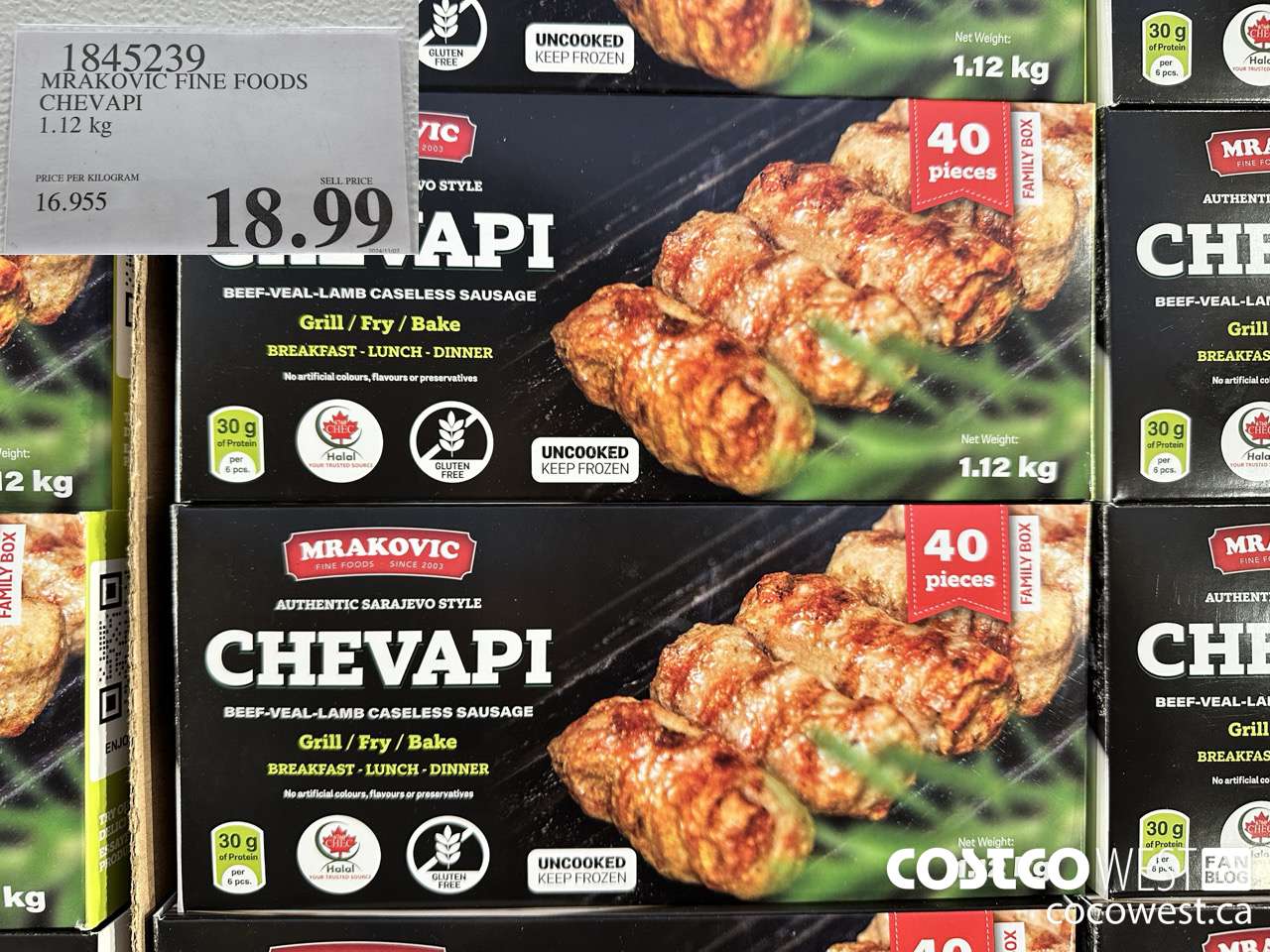 1845239 MRAKOVIC FINE FOODS CHEVAPI 1.12 kg $18.99