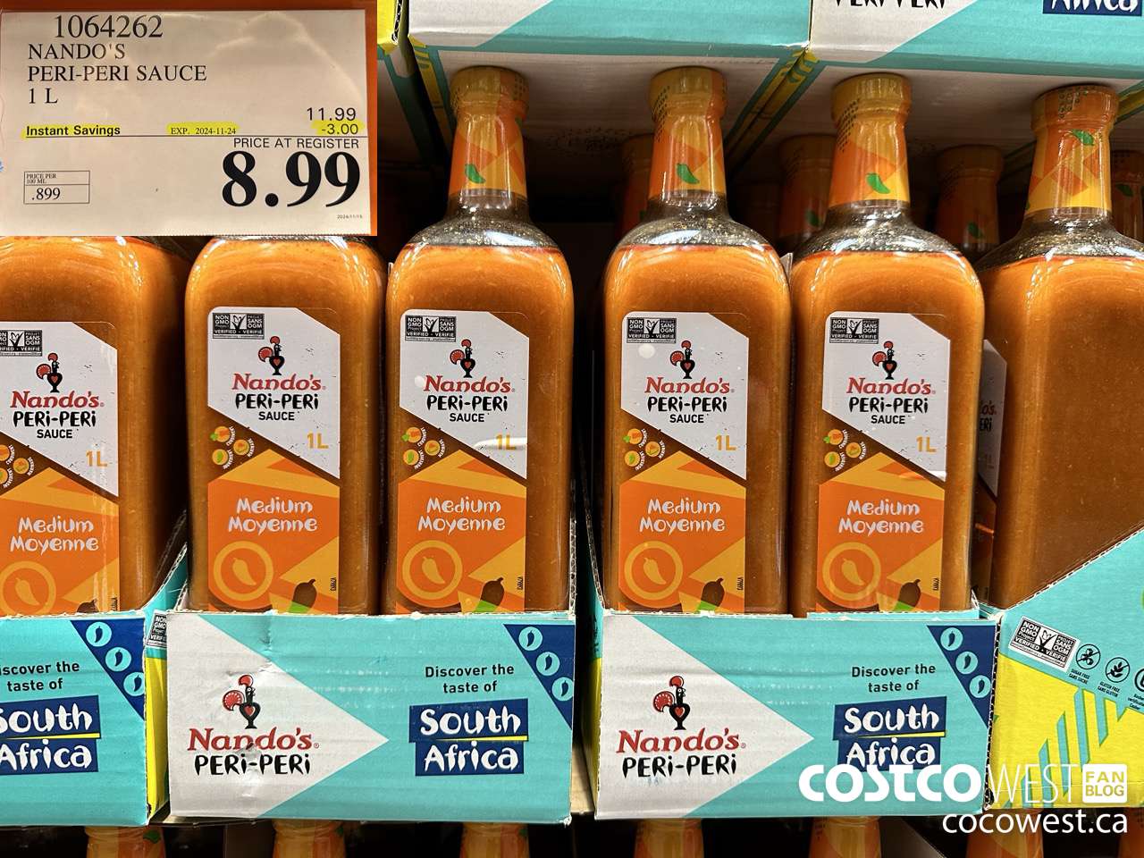 1064262 NANDO'S PERI-PERI SAUCE 1 L ($3.00 INSTANT SAVINGS EXPIRES ON 2024-11-24) $8.99