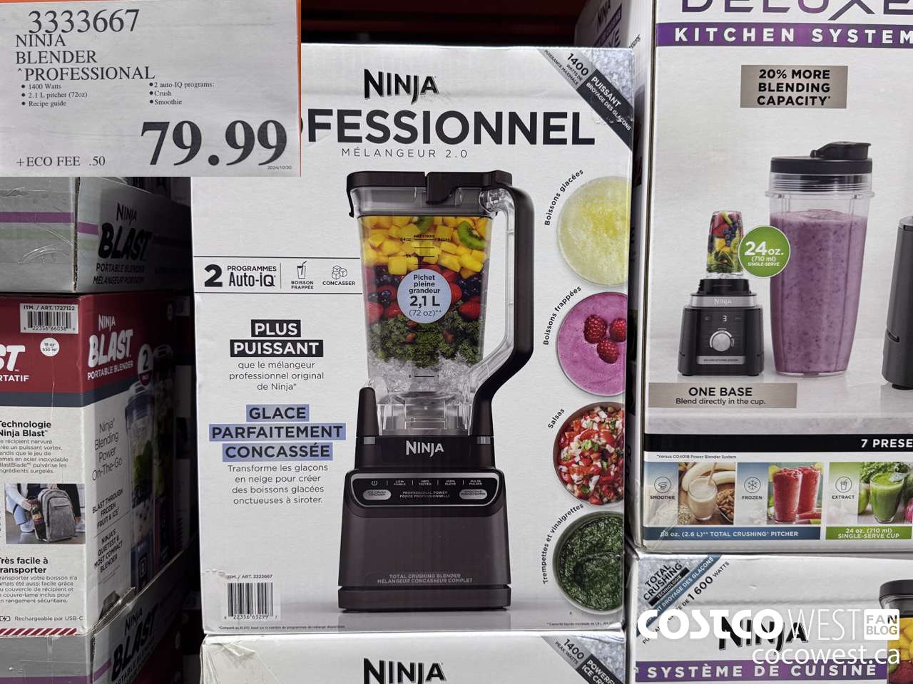 3333667 NINJA BLENDER PROFESSIONAL $79.99