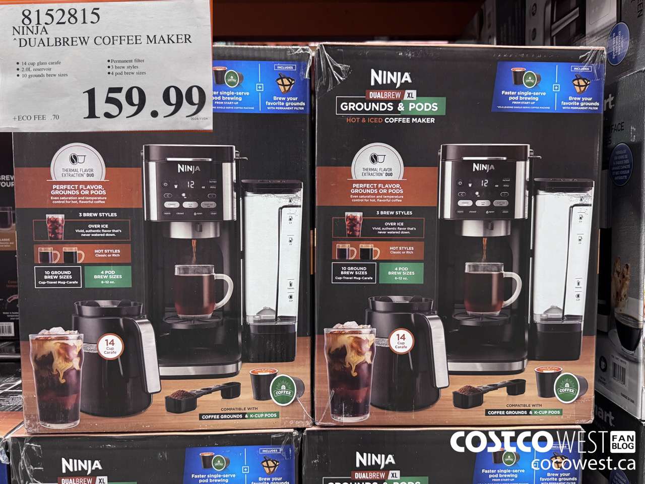 8152815 NINJA DUALBREW COFFEE MAKER $159.99