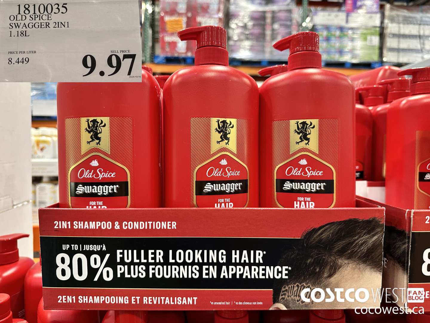 1810035 OLD SPICE SWAGGER 2IN1 1.1L $9.97