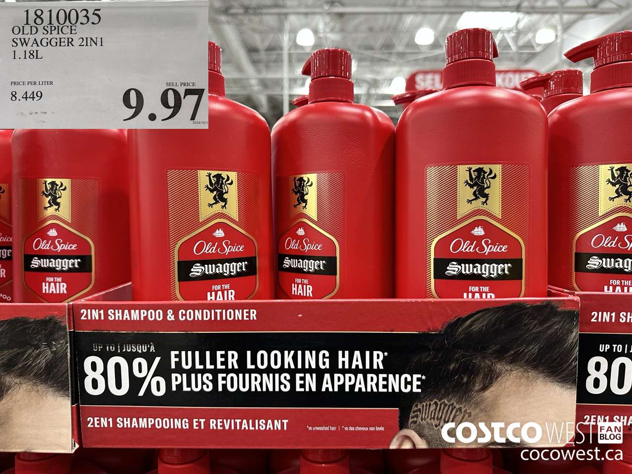 1810035 OLD SPICE SWAGGER 2IN1 1.1L $9.97