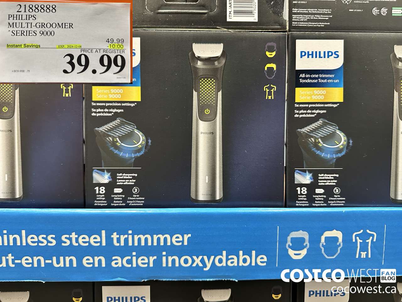 2188888 PHILIPS MULTI-GROOMER SERIES 9000 ($10.00 INSTANT SAVINGS EXPIRES ON 2024-12-08) $39.99