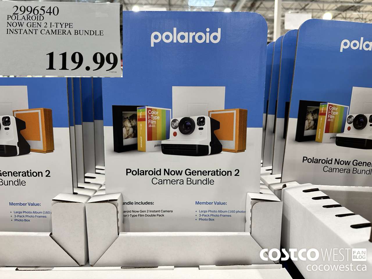2996540 POLAROID NOW GEN 2 I-TYPE INSTANT CAMERA BUNDLE $119.99