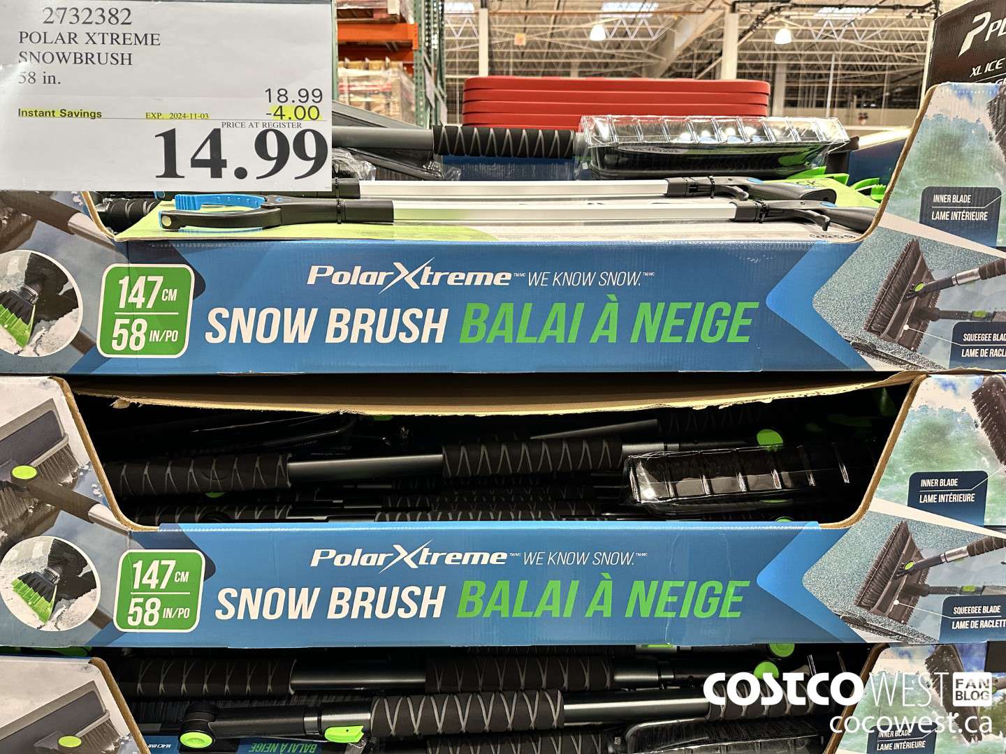 2732382 POLAR XTREME SNOWBRUSH 58IN ($4.00 INSTANT SAVINGS EXPIRES ON 2024-11-03) $14.99