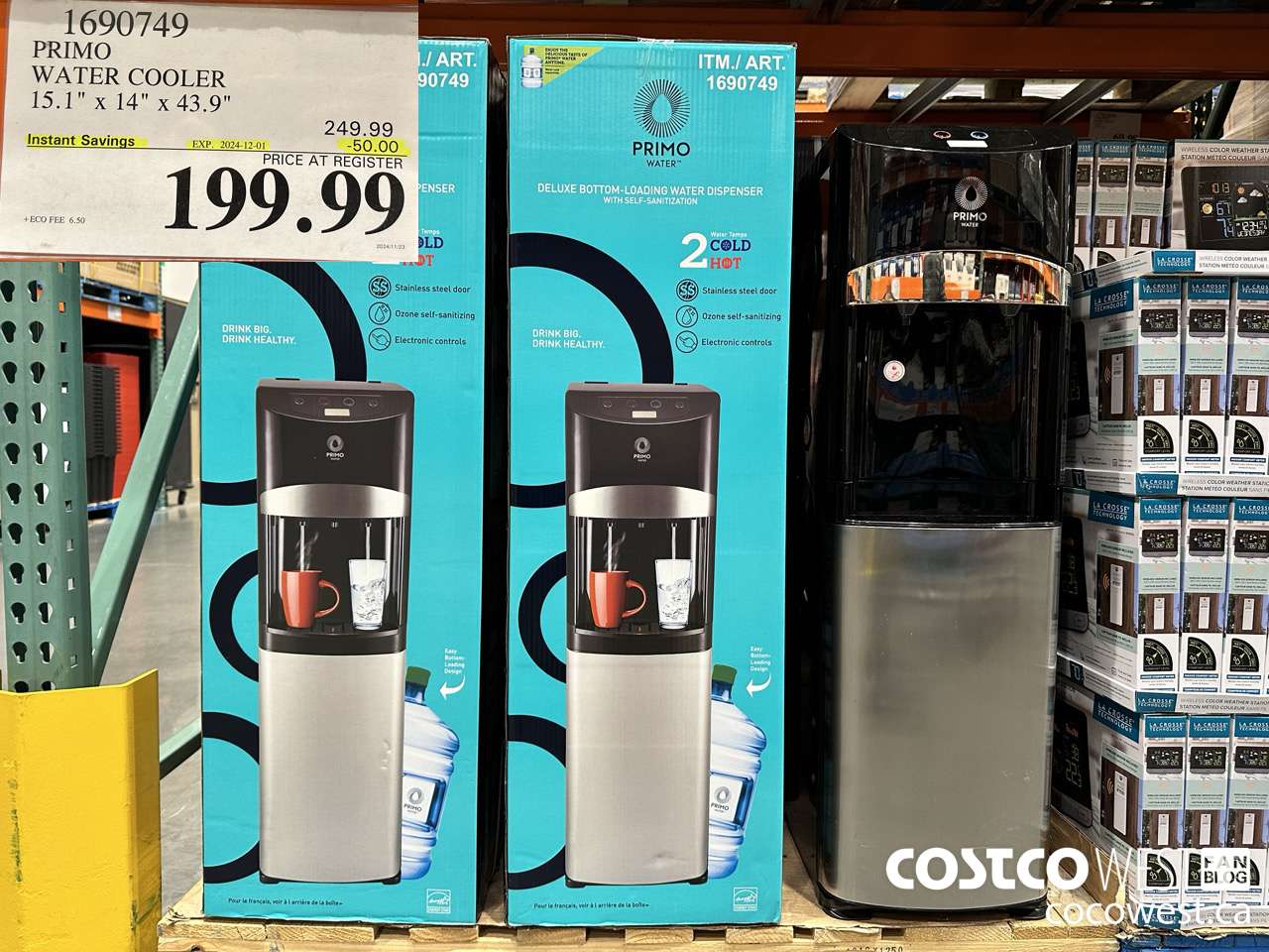 1690749 PRIMO WATER COOLER 15.1