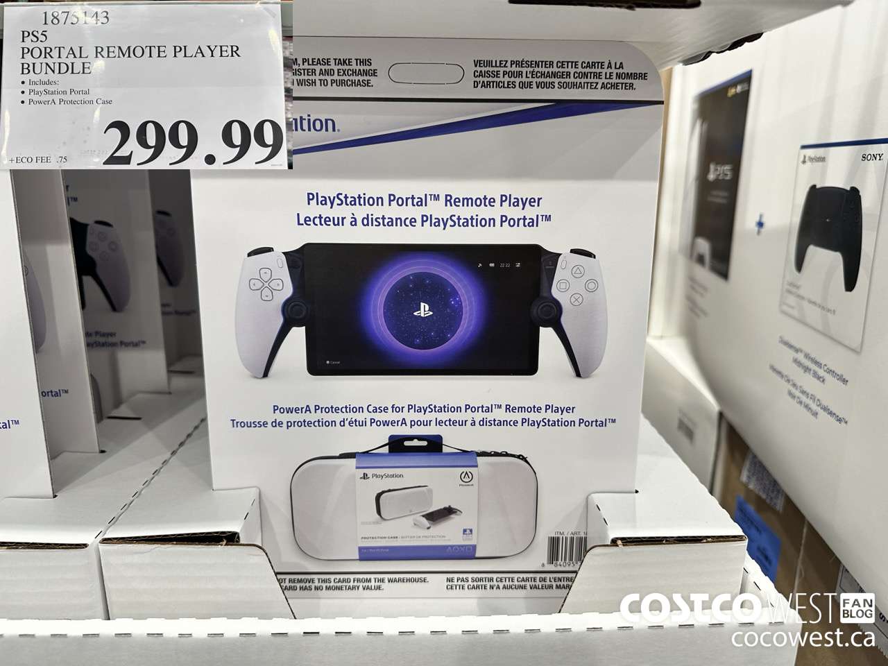 1875143 PS5 PORTABLE REMOTE PLAYER BUNDLE $299.99