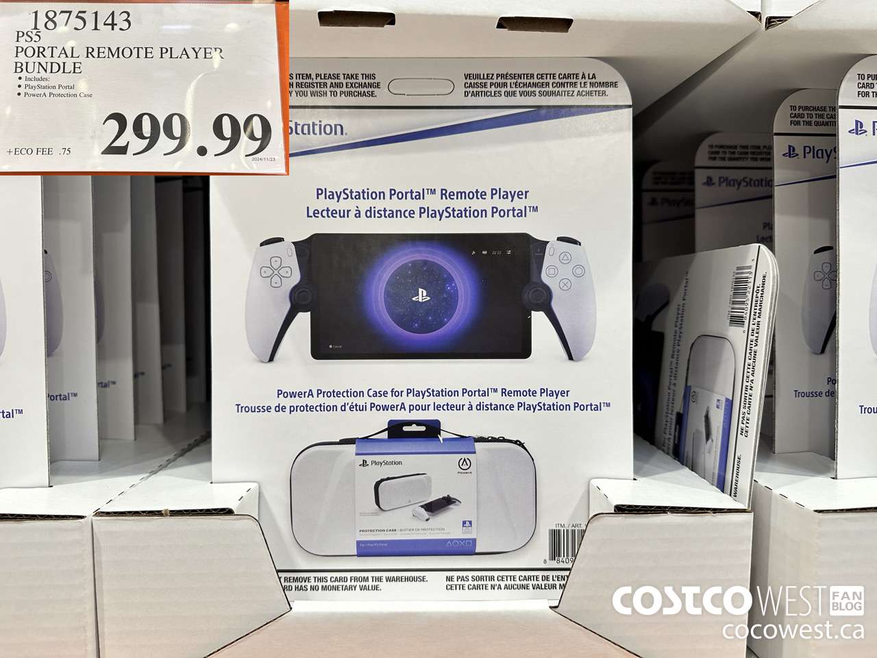 1875143 PS5 PORTABLE REMOTE PLAYER BUNDLE $299.99