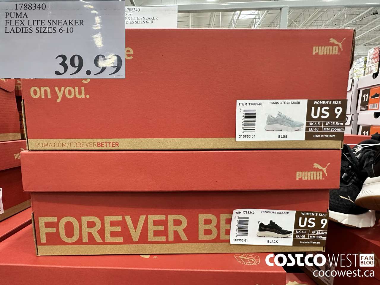 1788340 PUMA FLEX LITE SNEAKER LADIES SIZES 6-10 $39.99