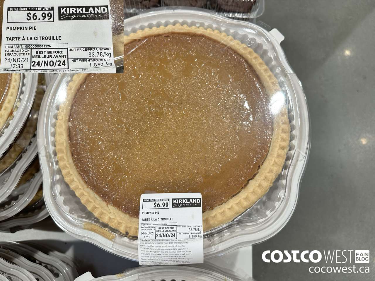 11226 PUMPKIN PIE $6.99