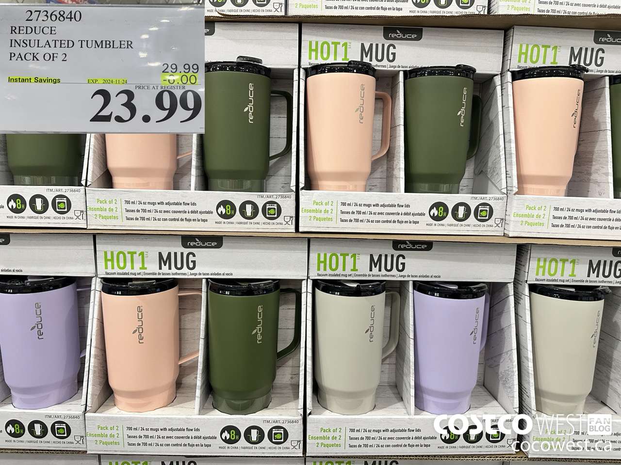 2736840 REDUCE INSULATED TUMBLER PACK OF 2 ($6.00 INSTANT SAVINGS EXPIRES ON 2024-11-24) $23.99