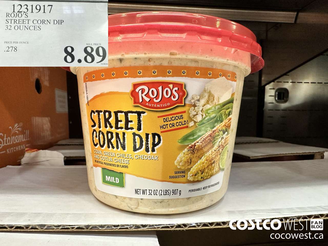 1231917 ROJO'S STREET CORN DIP 32 OUNCES  $8.89