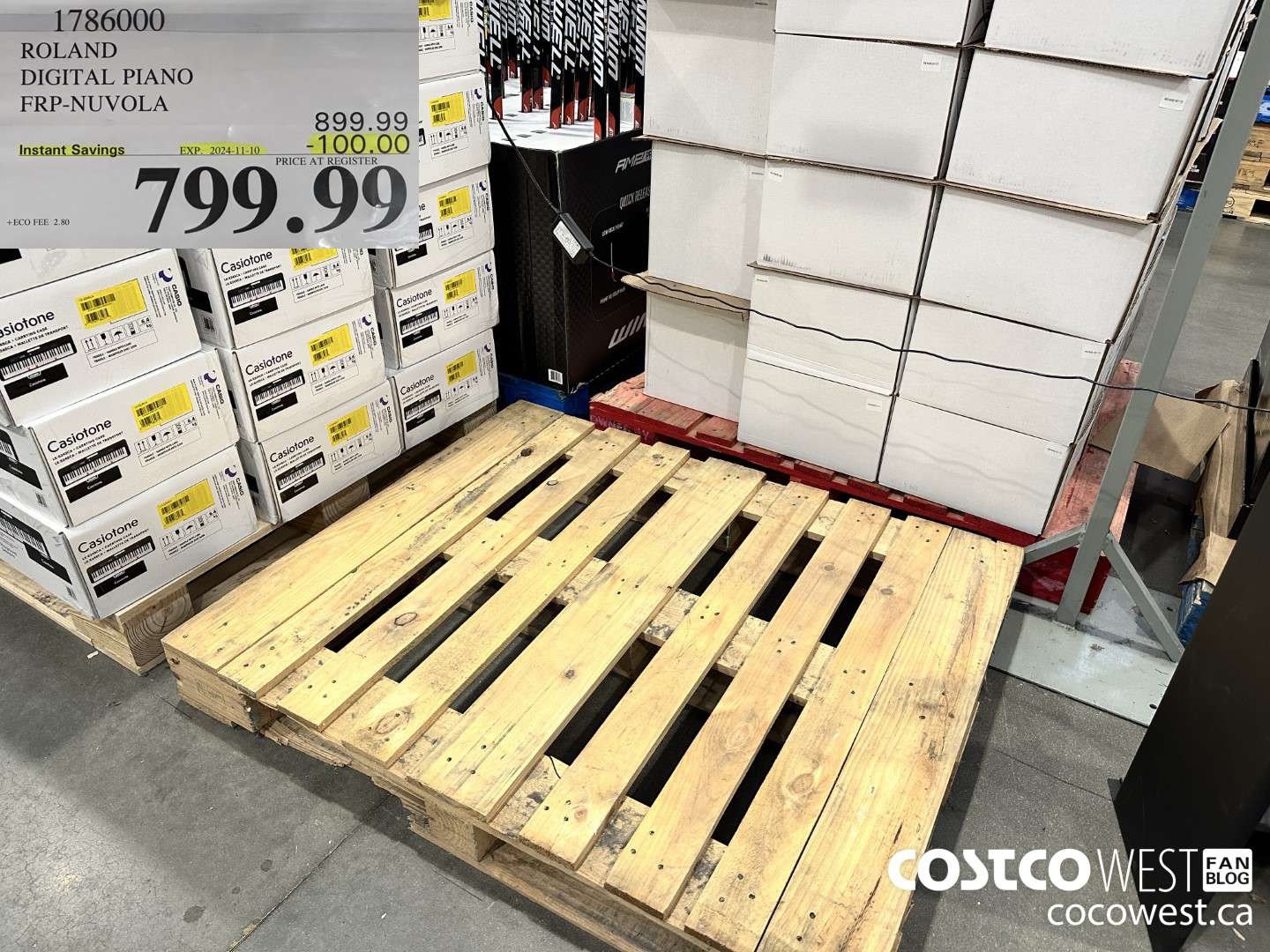 1786000 ROLAND DIGITAL PIANO BLACK FRP-NUVOLA ($100.00 INSTANT SAVINGS EXPIRES ON 2024-11-10) $799.99
